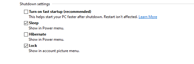 Change settings