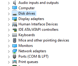 Device Manager window