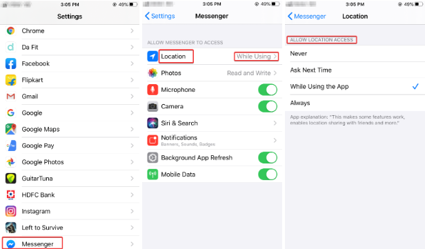 Double-Check Permission iPhone