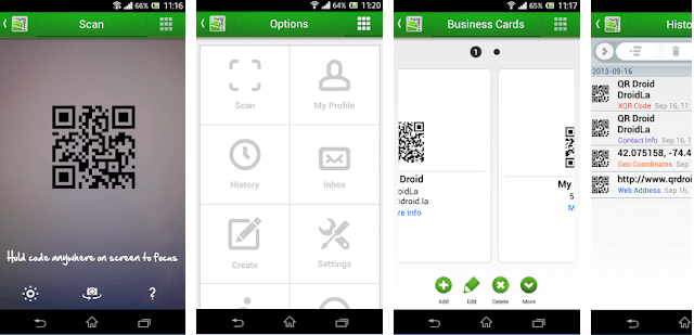QR Droid Private and QR Droid