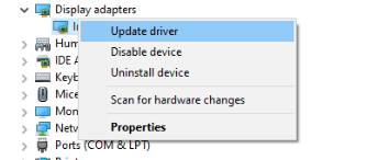 Update driver