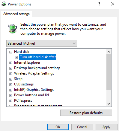 choose Hard Disk