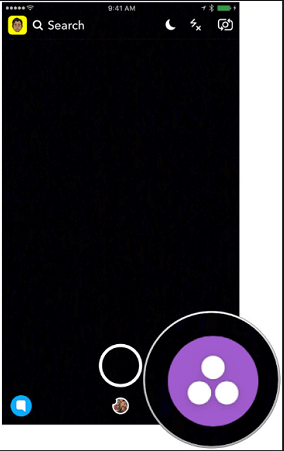 click on Stories icon