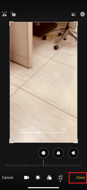 flip feature on iPhone