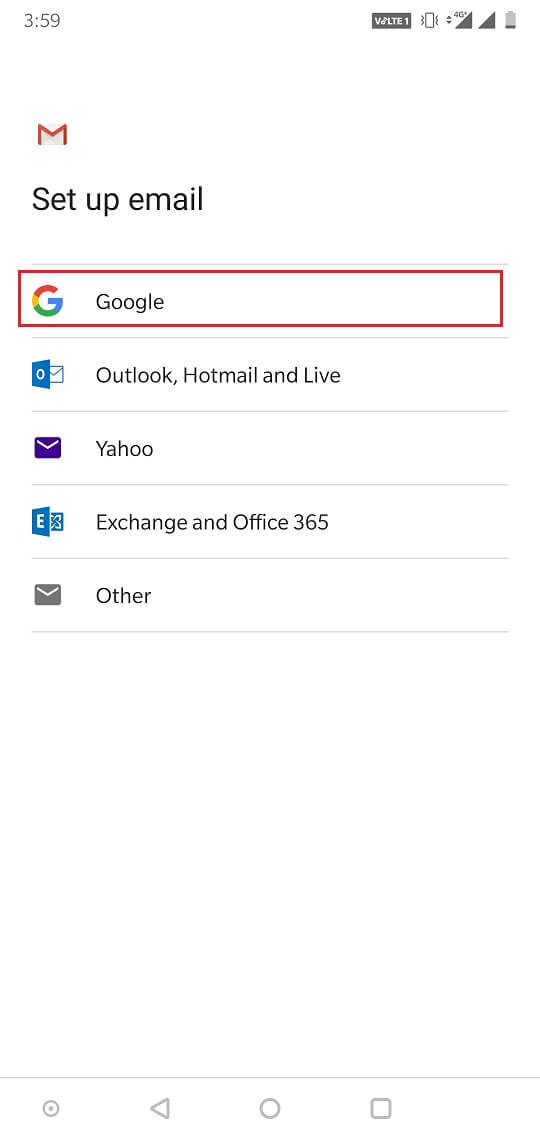 login to your gmail account