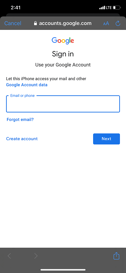 login to your gmail account