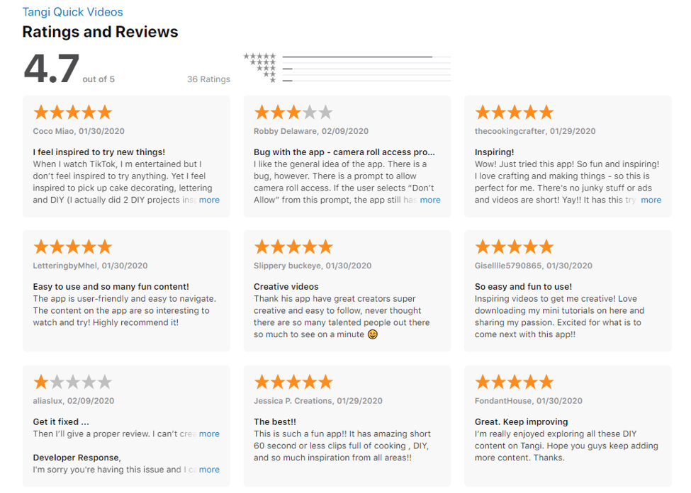 tangi App Reviews