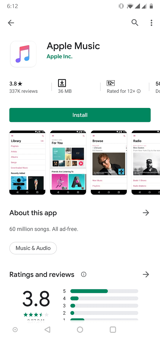 Apple Music application