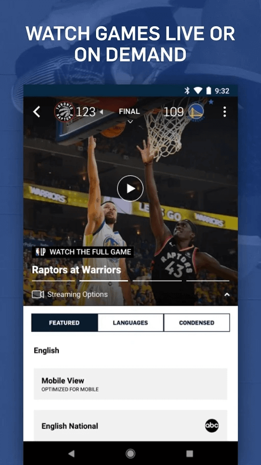 NBA- Live Games & Scores
