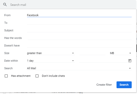 Select Your Search Criteria