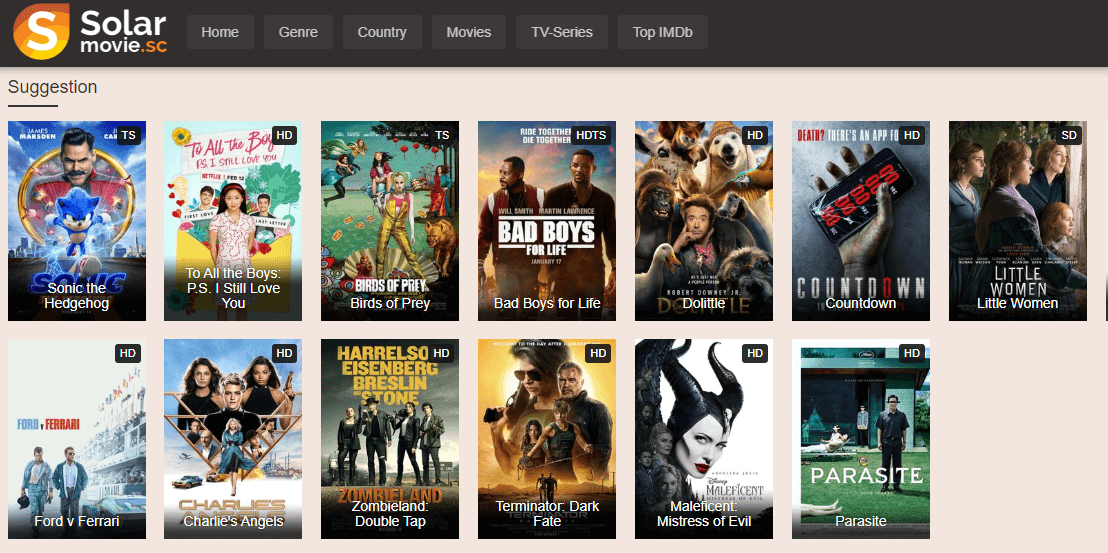 SolarMovies - Putlocker Alternative