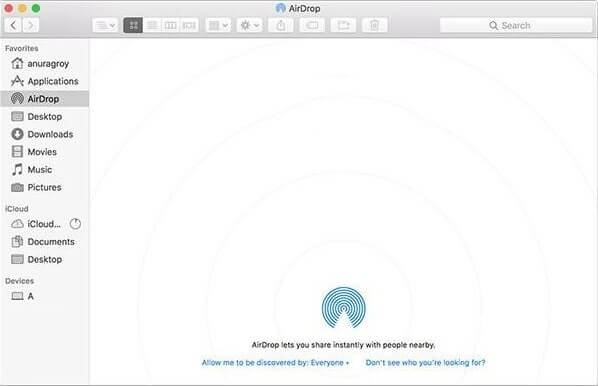 Transfer Files From Mac to Mac using AirDrop
