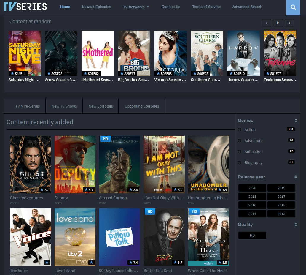 Watch Online Series - Putlocker Alternatives