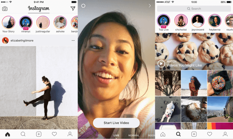 Instagram Live Stream