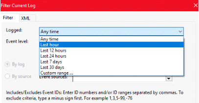 logged option