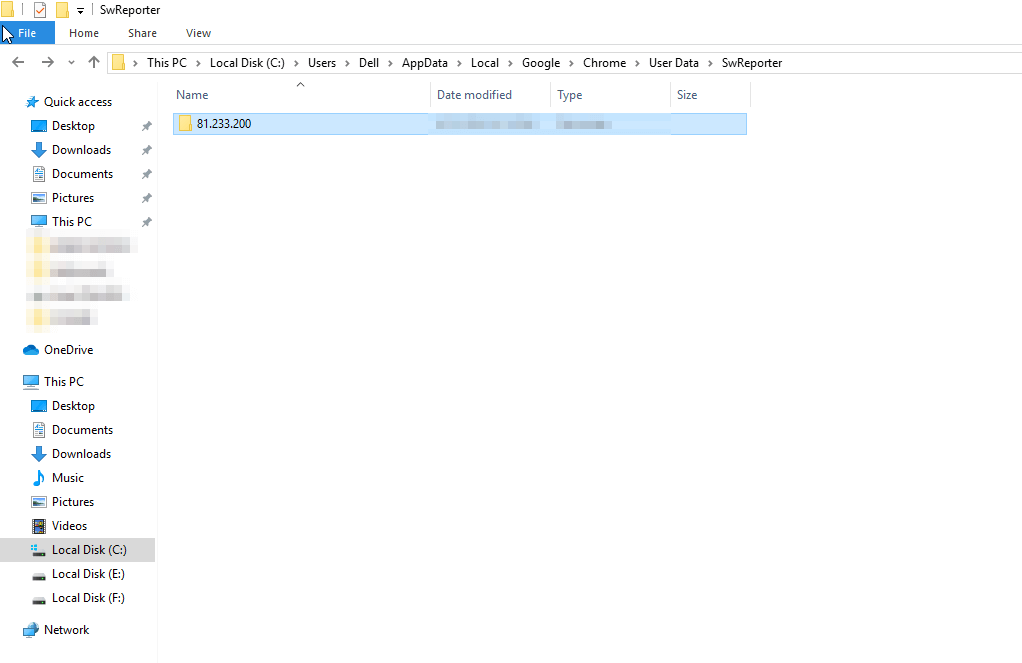 Chrome Software Reporter