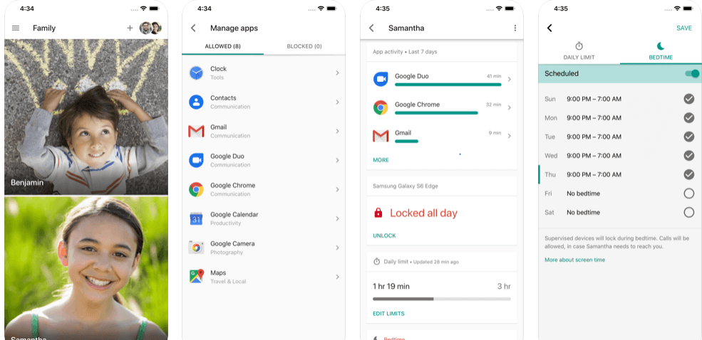Parent and child device