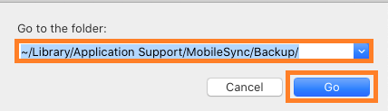 Type mobile sync Backup optiona
