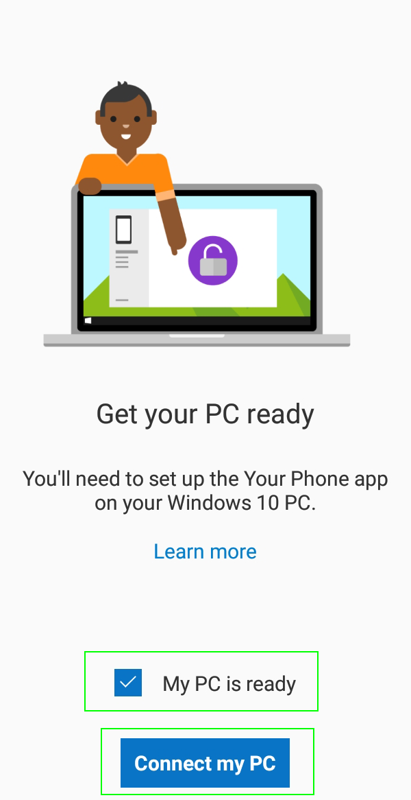 my pc is ready phone app