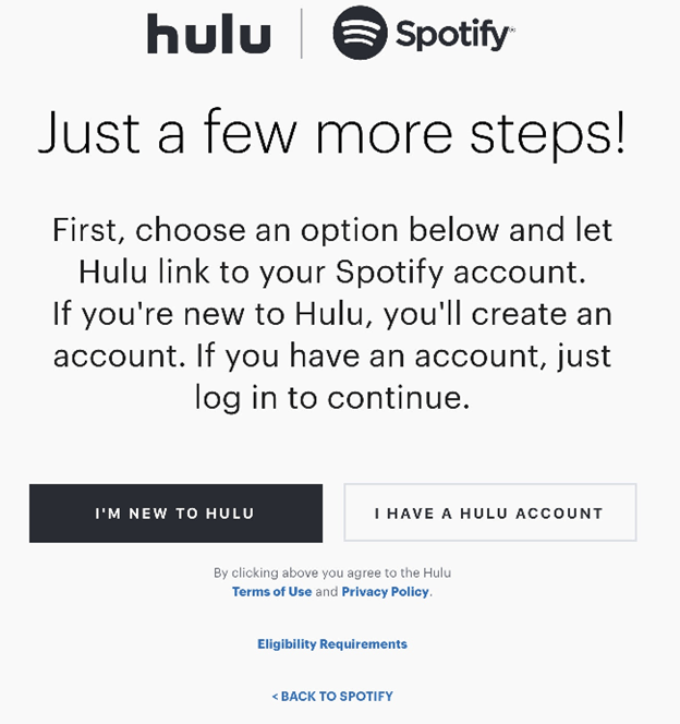 Accounts page and select Activate Hulu