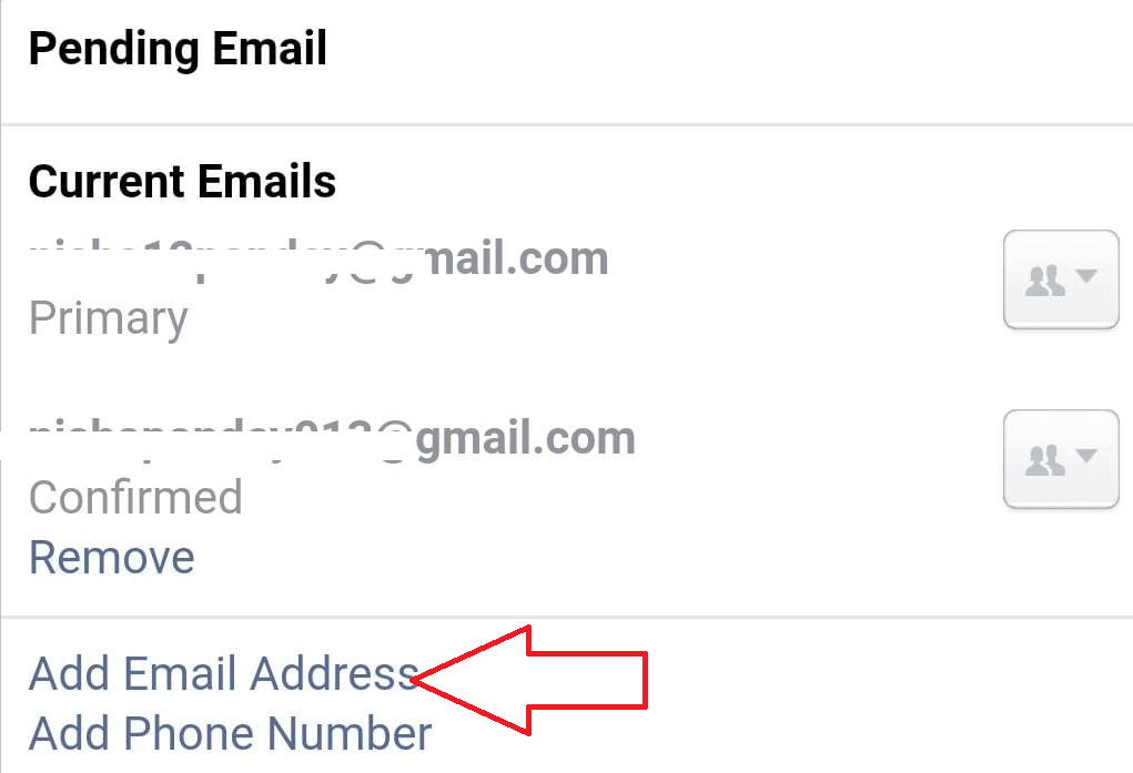 Add Another Email Address