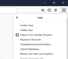 Add-ons disabled