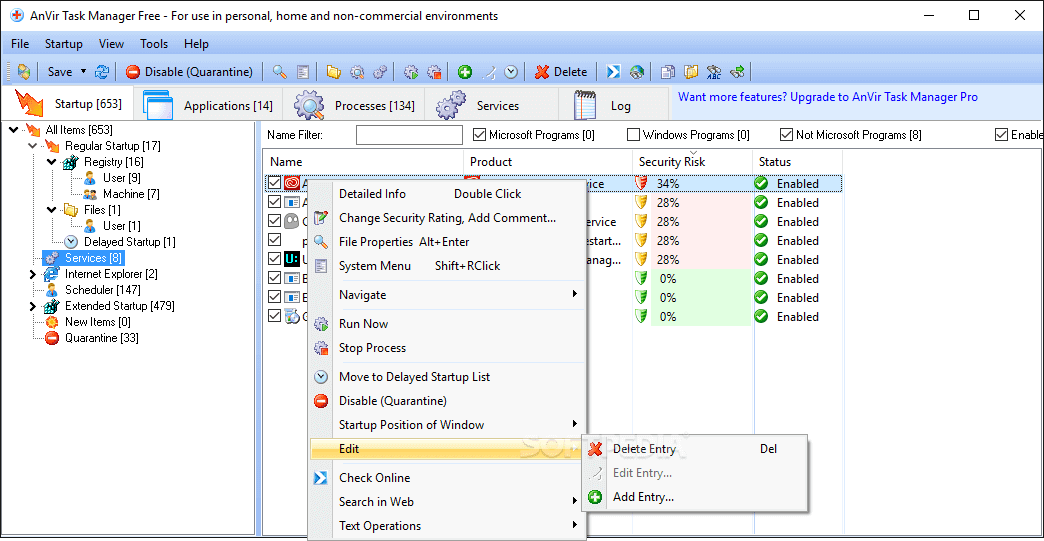 AnVir Task Manager Free