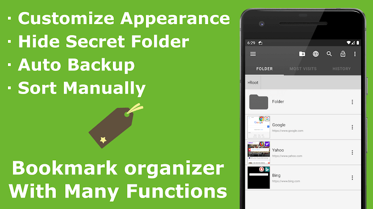 Bookmark App - Customize Bookmark Manager