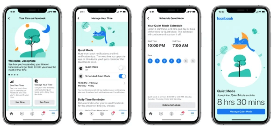 Enable Facebook's Quite Mode