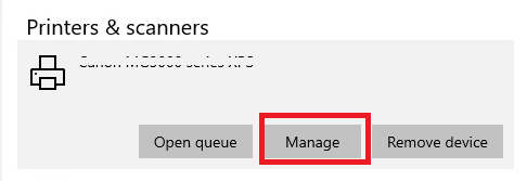 Manage Buttons