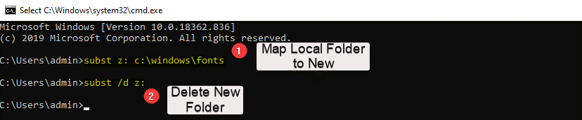 Map A Local Folder