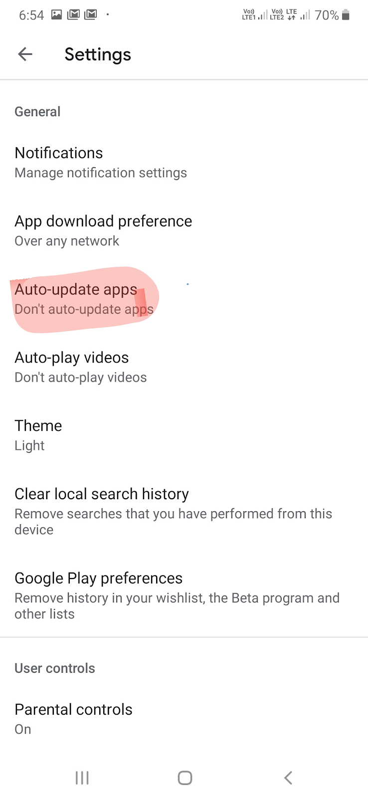 Prevent Apps From Auto Updating