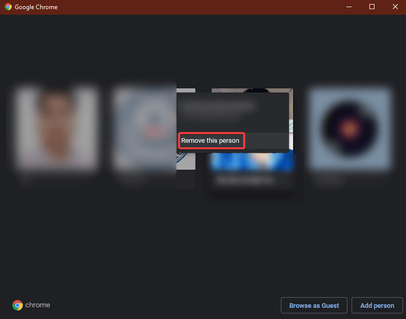 Remove Google Profile