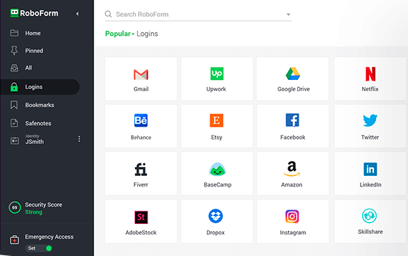 Robo Form - Password manager App