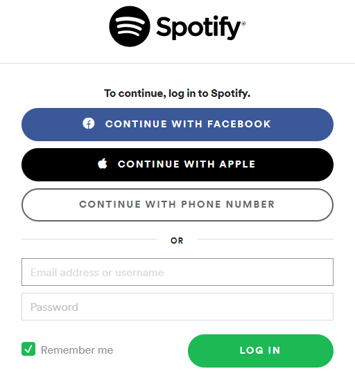 Spotify Student account details