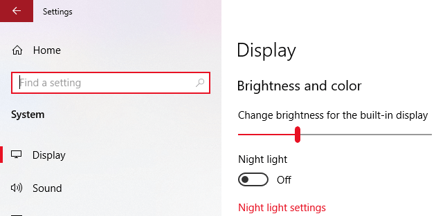 Turn On Night Light
