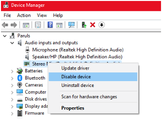 device manager
