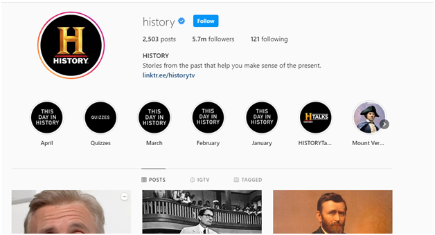 history