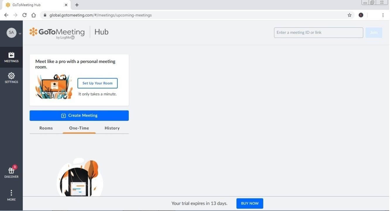open your personalized page