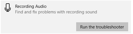recording audio in pc