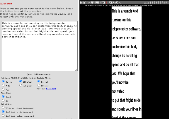 Best online teleprompter