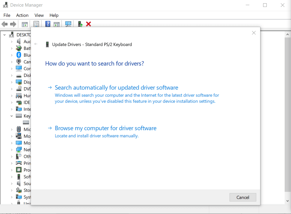 Function Keys Not Working issue