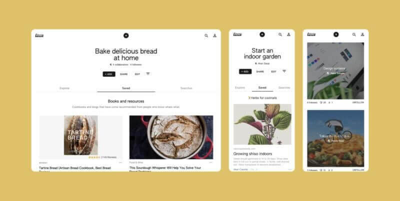 Google Keen as Pinterest Alternatives