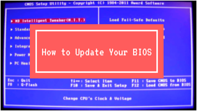 How to update BIOS on Windows 10