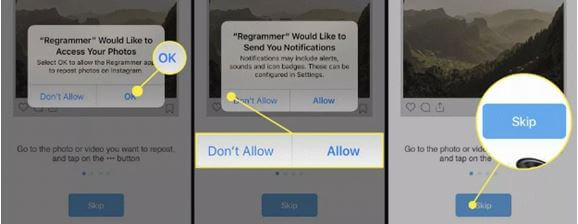 Launch Regrammer application