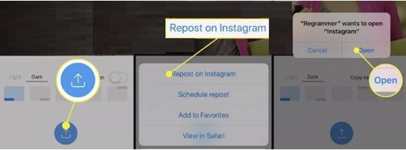 Regrammer App will Ask You to Switch Instagram App