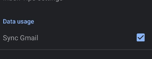 Sync Gmail