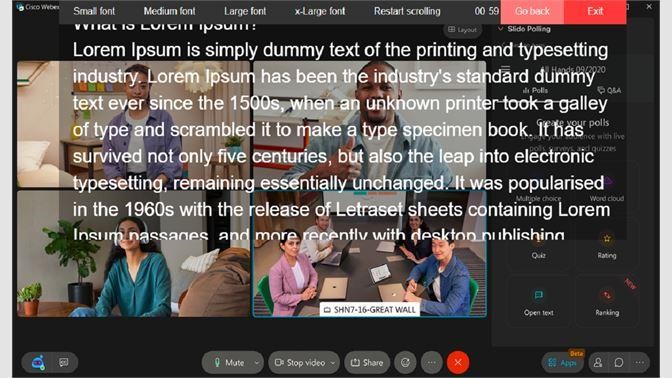 Virtual Teleprompter