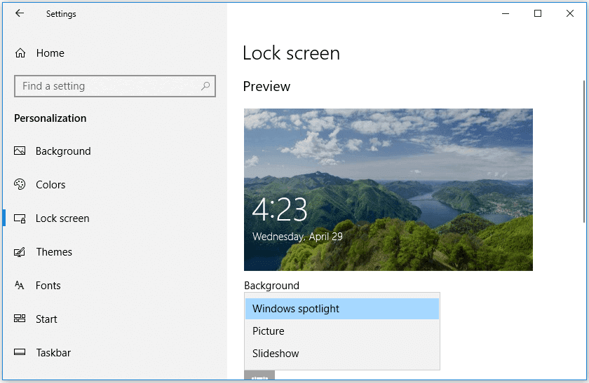 Windows Spotlight not Working