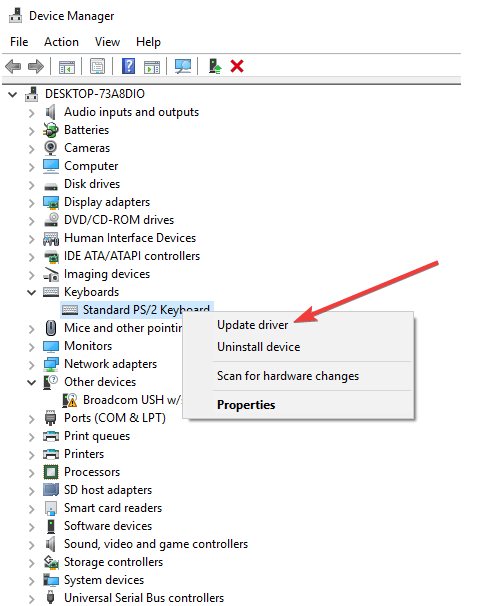 ctrl alt del not working in windows 10